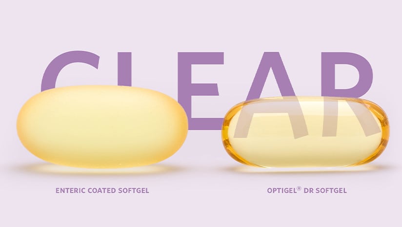 OptiGel® DR Softgels / Enteric Release Innovation